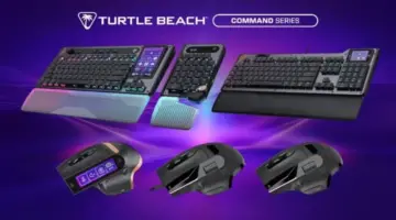 سلسلة Turtle Beach Command: لوحات مفاتيح وفأرات ألعاب بشاشات لمسية مدمجة